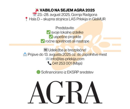Vabilo na sejem Agra 2025