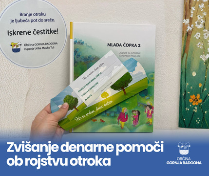 Zvišanje denarne pomoči ob rojstvu otroka