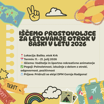 Vabilo za prostovoljce DPM GR