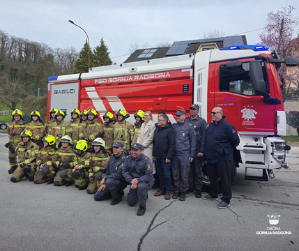 Nova gasilska cisterna za večjo varnost občanov