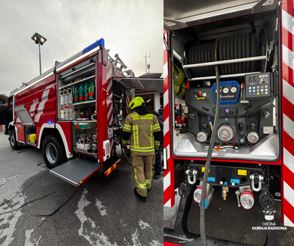 Nova gasilska cisterna za večjo varnost občanov