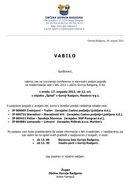 VABILO-Novinarska konferenca in podpis pogodb - ceste avgust 2011.jpg