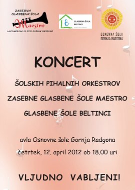 ZGŠ Maestro-VABILO-Koncert šolskih pihalnih orkestrov-plakat 12.04.2012.jpg