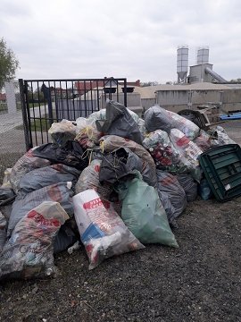 Informacija o izvedeni čistilni akciji Očistimo občino Gornja Radgona-22.04.2021-kup smeti