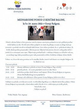 VABILO-Mednarodni pohod z rdečimi baloni Gornja Radgona 24.03.2023